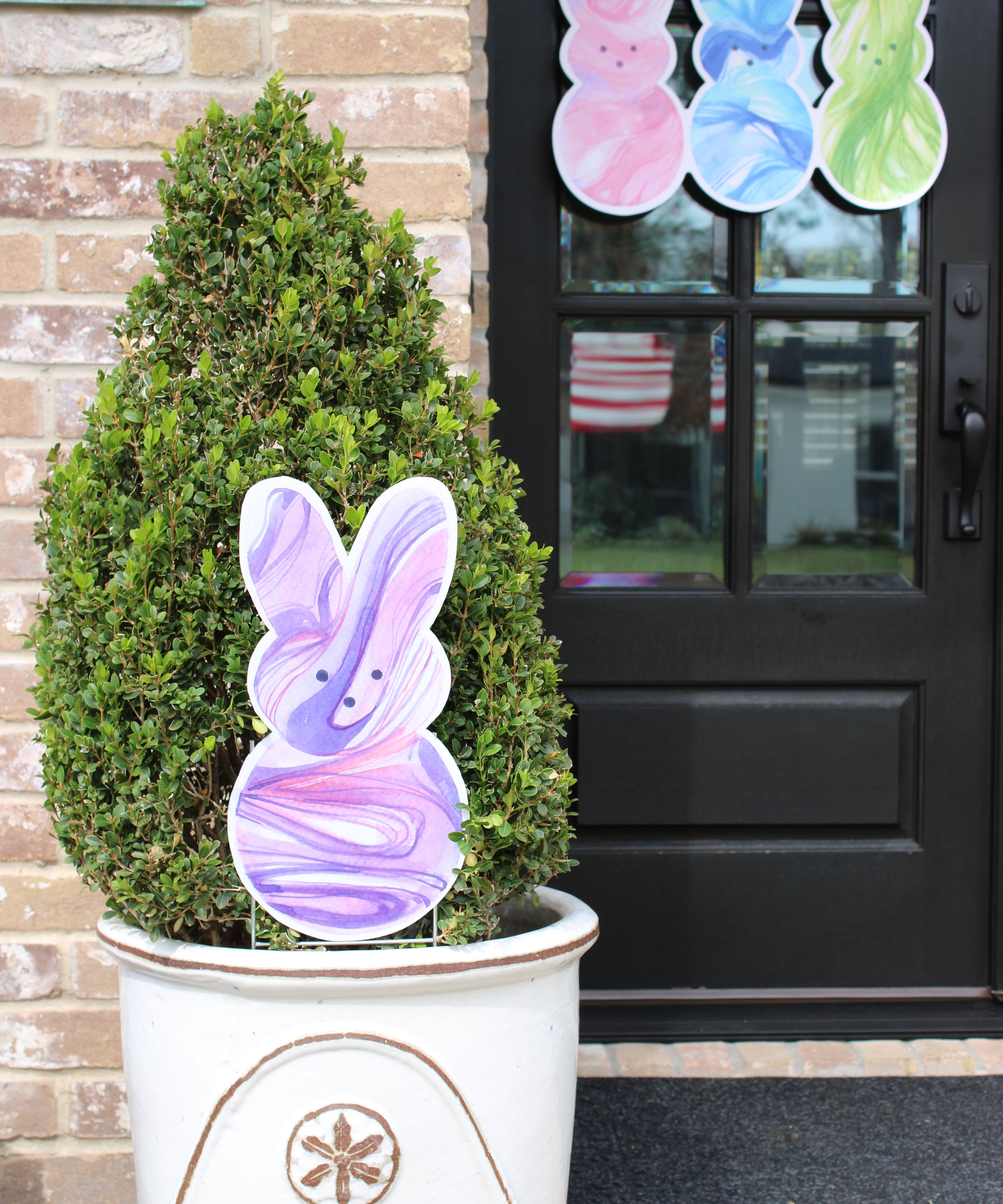 Marbled Peep Pot Stake