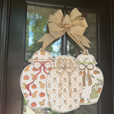 Fall Ginger Jars Door Hanger