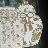 Fall Ginger Jars Door Hanger