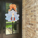 McStuffing the Blue Herend Turkey Door Hanger