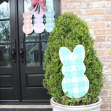 Gingham Peep Pot Stake