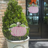 Pink Herend Pumpkin Small Pot Stake
