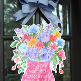 Floral Pink Easter Vase - Be Sweet Ink x HTH