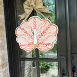Harvest the Pattern Turkey Door Hanger