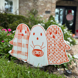 Orange Ghost Trio Yard Stake