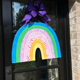 Amber Rainbow Door Hanger