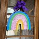 Amber Rainbow Door Hanger