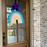 Amber Rainbow Door Hanger