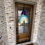 Amber Rainbow Door Hanger