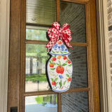 Ana Apple Ginger Jar Door Hanger