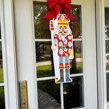 Preppy Block Print Nutcracker Door Hanger - HTH x Preppy Goods