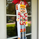 Preppy Block Print Nutcracker Door Hanger - HTH x Preppy Goods
