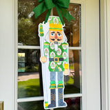 Preppy Block Print Nutcracker Door Hanger - HTH x Preppy Goods