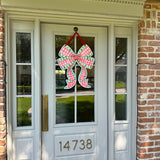Gingham All the Way Bow Door Hanger