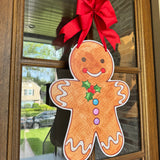 Sugar & Spice Gingerbread Door Hanger