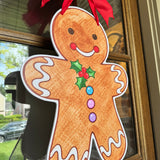 Sugar & Spice Gingerbread Door Hanger