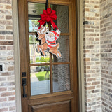 Reindeer Express Santa Door Hanger