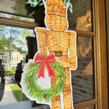 Wicker Nicholas Nutcracker Door Hanger