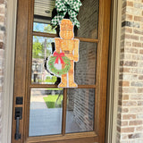 Wicker Nicholas Nutcracker Door Hanger