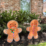 Sugar & Spice Gingerbread Yard Stake & Pot Stakes