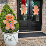 Sugar & Spice Gingerbread Yard Stake & Pot Stakes