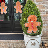 Sugar & Spice Gingerbread Yard Stake & Pot Stakes
