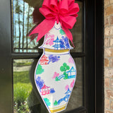 Eugenia Pagoda Jar Door Hanger