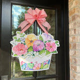 Caroline Tabacco Leaf Cache Pot Door Hanger