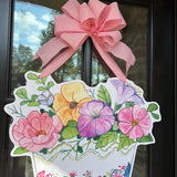 Caroline Tabacco Leaf Cache Pot Door Hanger