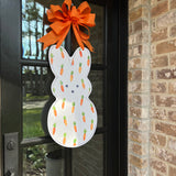 Chomper Carrot Easter Bunny Door Hanger