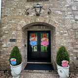 Jack-O-Lantern Pink Door Hanger