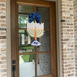 Susan Menorah Door Hanger