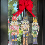 Herend Nutcracker Trio Door Hanger on ACRYLIC