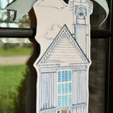 Seaside Chapel Door Hanger