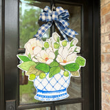 Lacey Magnolia Vase Door Hanger