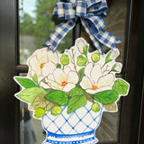 Lacey Magnolia Vase Door Hanger