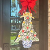 Leopard Christmas Tree with Ornaments DH