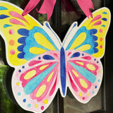 Bright Butterfly Door Hanger