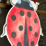 Ladybug Door Hanger
