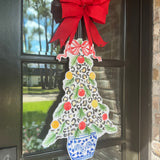 Leopard Christmas Tree with Ornaments DH