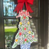 Leopard Christmas Tree with Ornaments DH