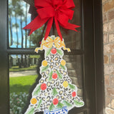 Leopard Christmas Tree with Ornaments DH