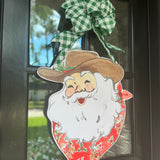 Howdy Santa Door Hanger