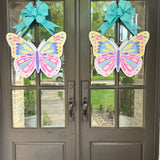 Pastel Butterfly Door Hanger