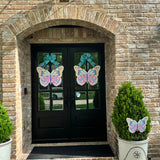 Pastel Butterfly Pot Stake