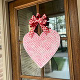 Charlotte Heart Door Hanger