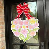 Floral Heart Door Hanger