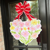 Floral Heart Door Hanger