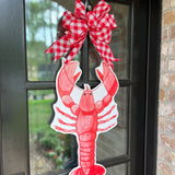 Claude Crawfish Door Hanger