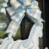 Blue Rocking Horse Door Hanger x Honeybear Pages